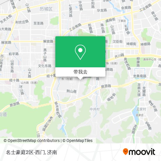 名士豪庭2区-西门地图