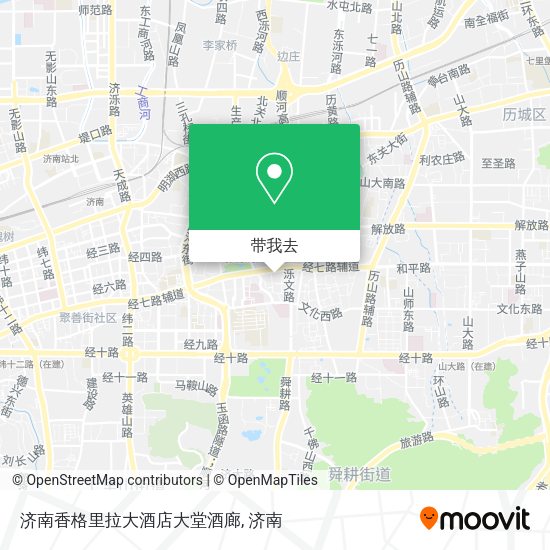 济南香格里拉大酒店大堂酒廊地图