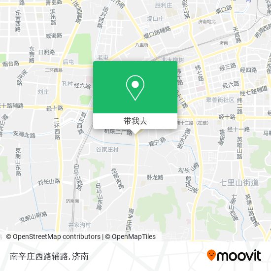 南辛庄西路辅路地图