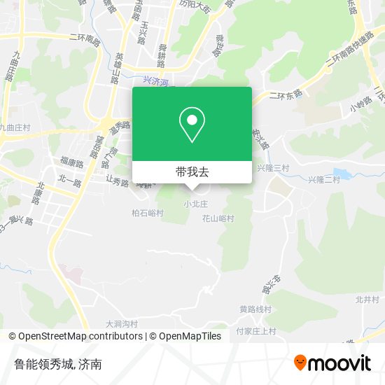 鲁能领秀城地图