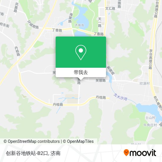 创新谷地铁站-B2口地图