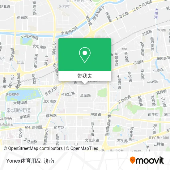 Yonex体育用品地图