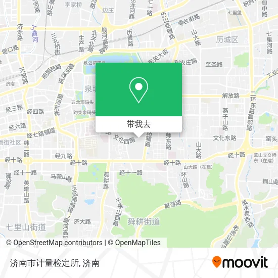 济南市计量检定所地图