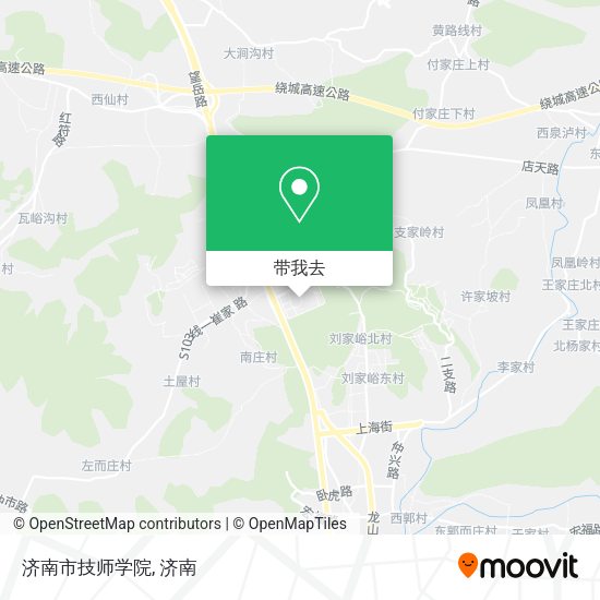 济南市技师学院地图