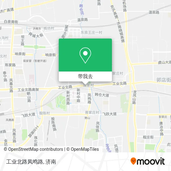 工业北路凤鸣路地图