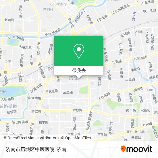 济南市历城区中医医院地图