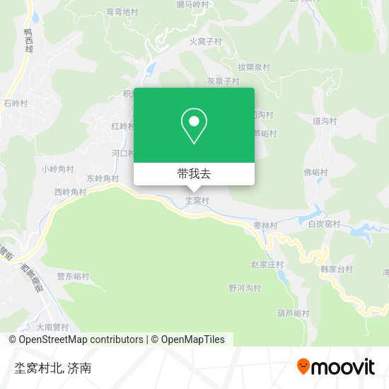 坔窝村北地图