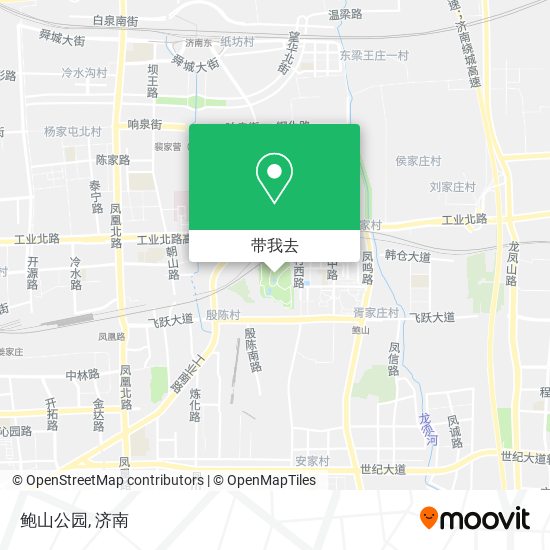 鲍山公园地图
