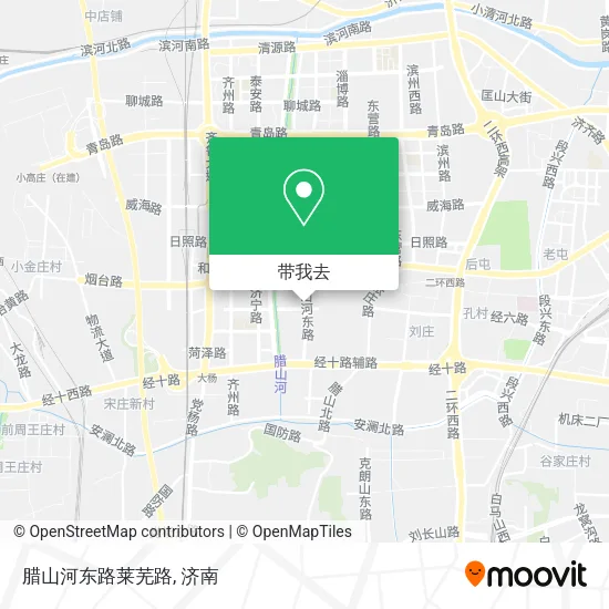 腊山河东路莱芜路地图
