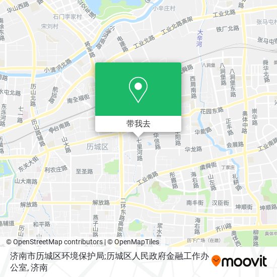 济南市历城区环境保护局;历城区人民政府金融工作办公室地图
