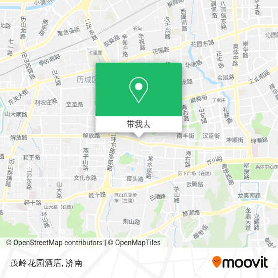 茂岭花园酒店地图
