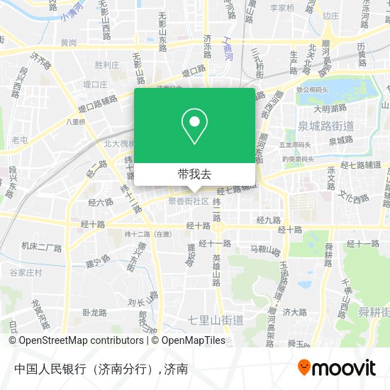 中国人民银行（济南分行）地图