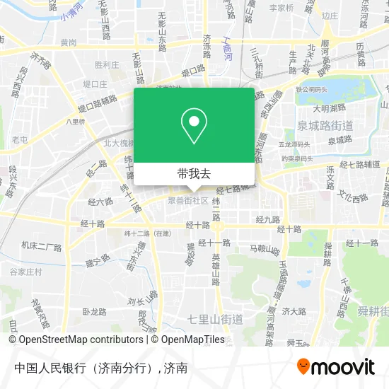 中国人民银行（济南分行）地图