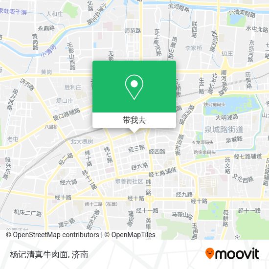杨记清真牛肉面地图