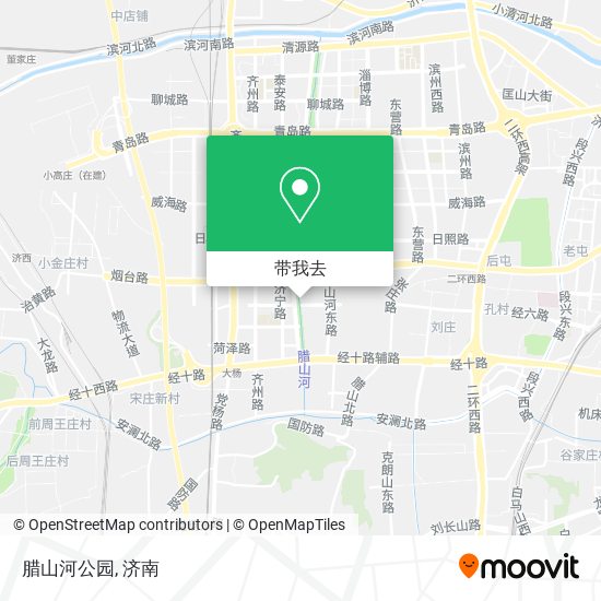 腊山河公园地图