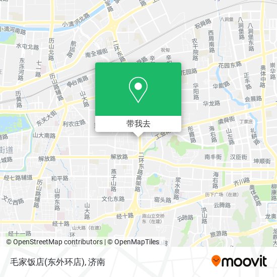 毛家饭店(东外环店)地图