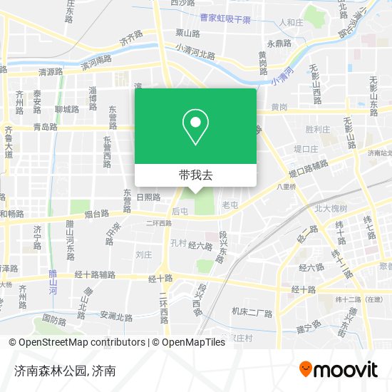 济南森林公园地图