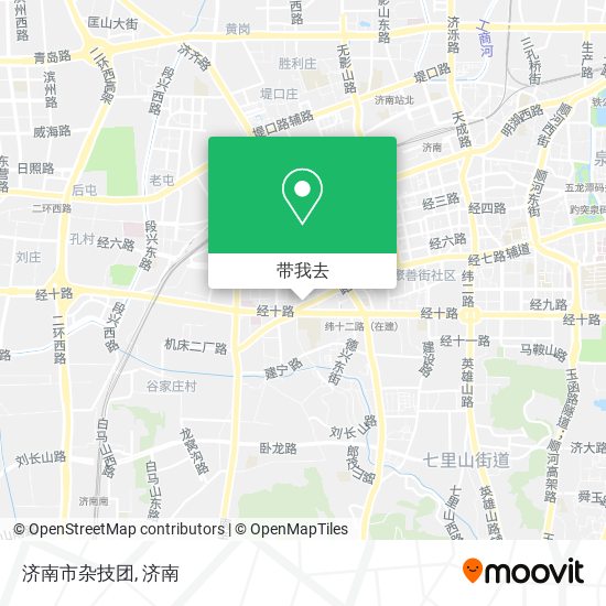 济南市杂技团地图