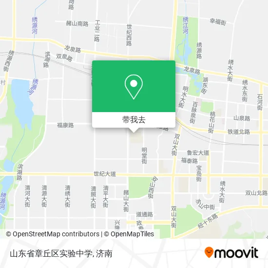 山东省章丘区实验中学地图