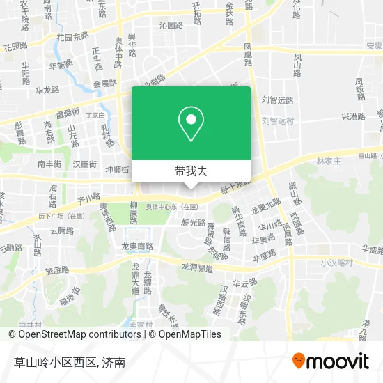 草山岭小区西区地图