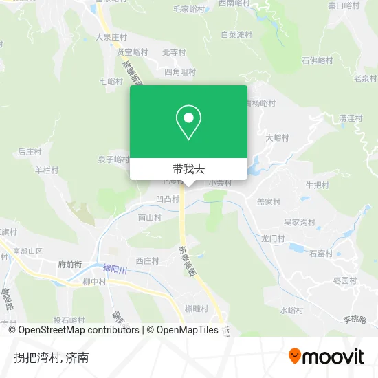 拐把湾村地图