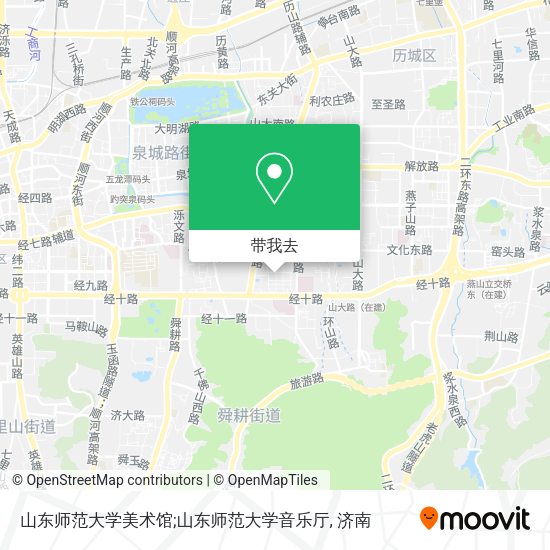 山东师范大学美术馆;山东师范大学音乐厅地图
