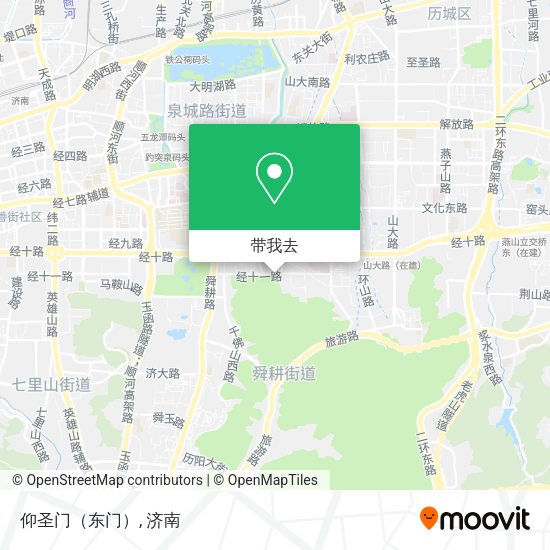 仰圣门（东门）地图