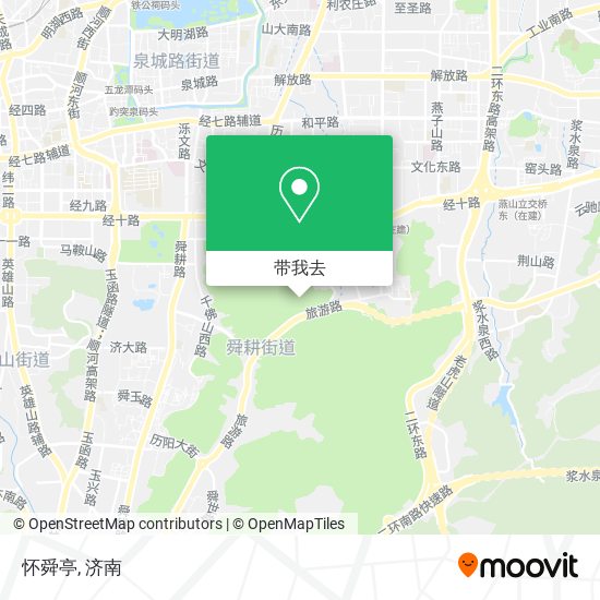 怀舜亭地图