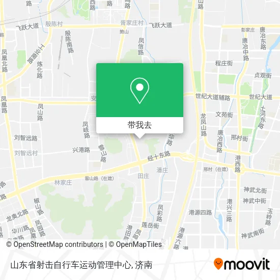 山东省射击自行车运动管理中心地图