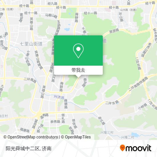 阳光舜城中二区地图