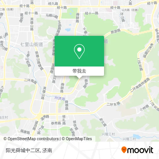 阳光舜城中二区地图