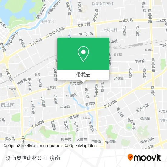 济南奥腾建材公司地图