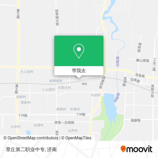 章丘第二职业中专地图