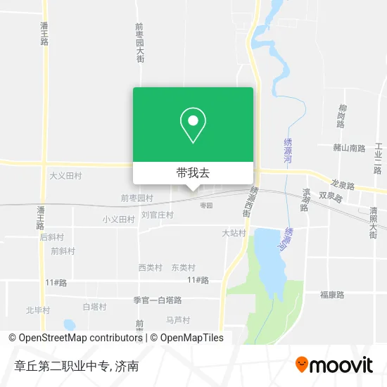 章丘第二职业中专地图