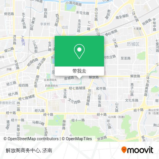 解放阁商务中心地图