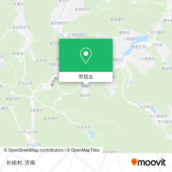 长峪村地图