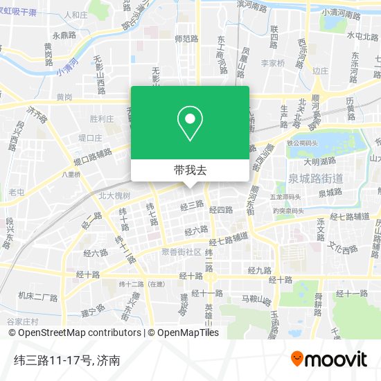 纬三路11-17号地图