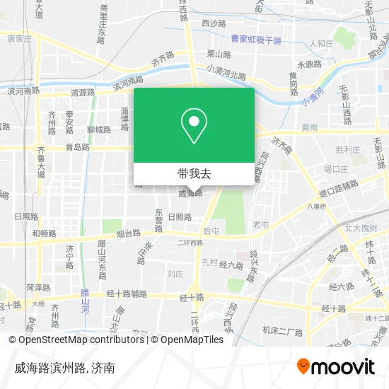 威海路滨州路地图
