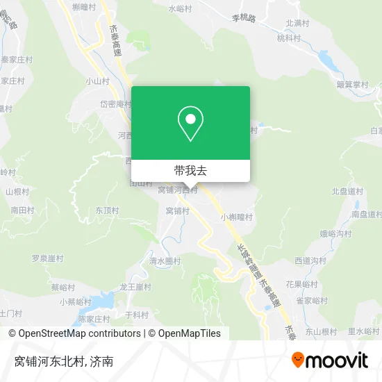 窝铺河东北村地图