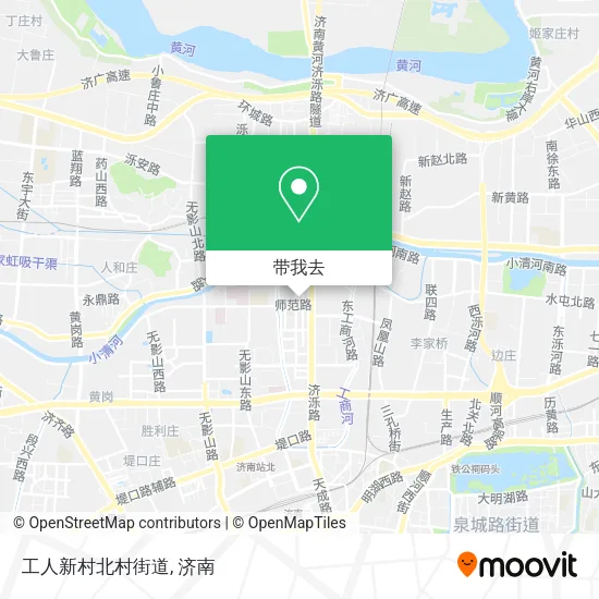 工人新村北村街道地图