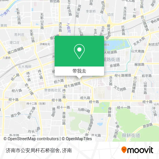 济南市公安局杆石桥宿舍地图