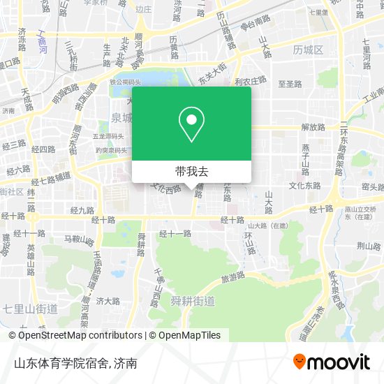 山东体育学院宿舍地图