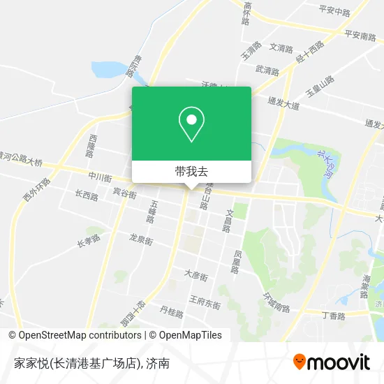 家家悦(长清港基广场店)地图