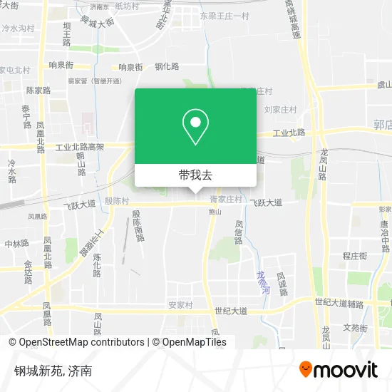 钢城新苑地图