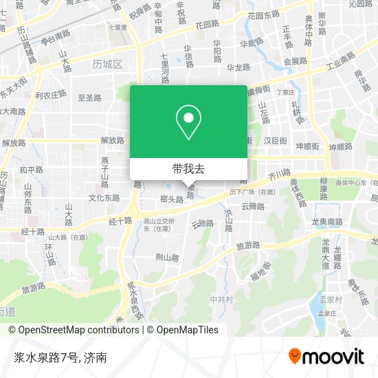 浆水泉路7号地图