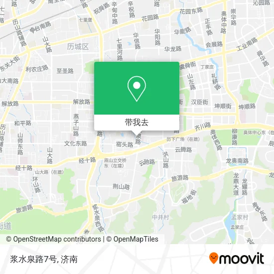 浆水泉路7号地图