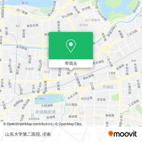 山东大学第二医院地图