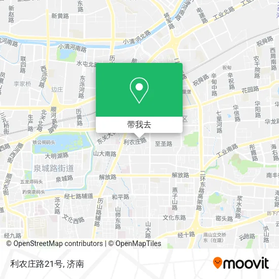 利农庄路21号地图
