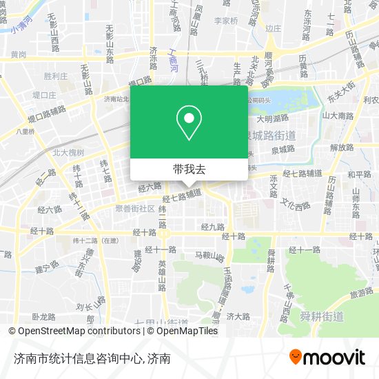 济南市统计信息咨询中心地图