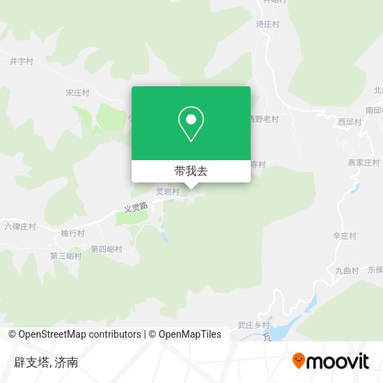 辟支塔地图
